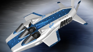 First Render of Richard Branson's Underwater Plane
